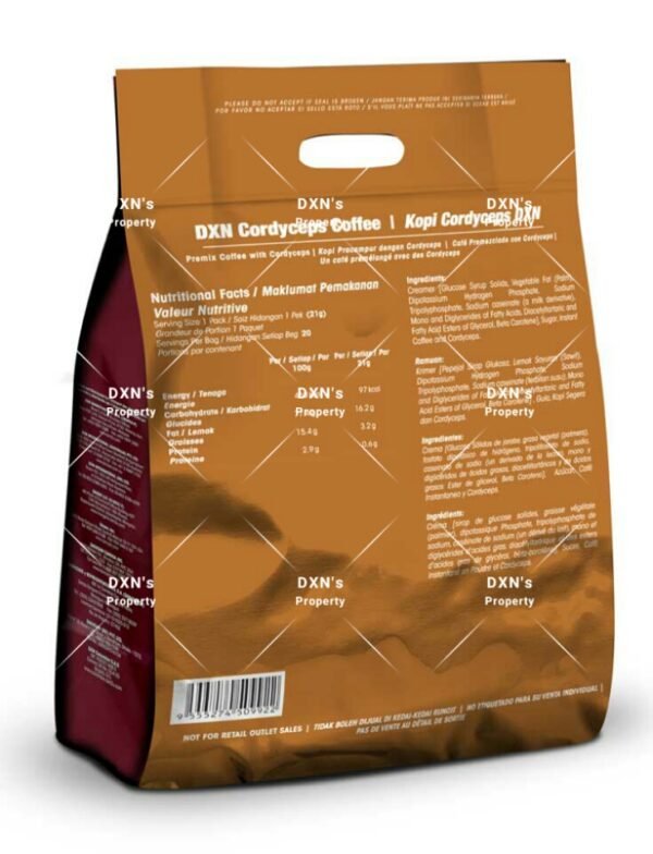 DXN Cordyceps Coffee 3 in 1 - Image 2